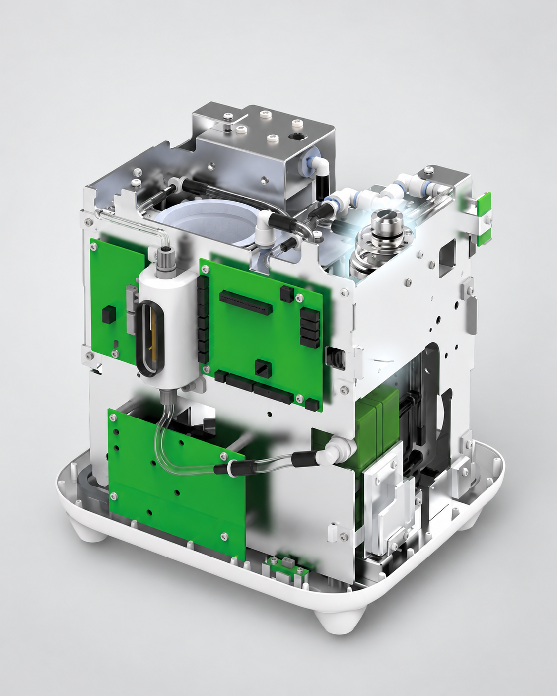 Hhuhu 500 BASE 內部模組的原廠示意